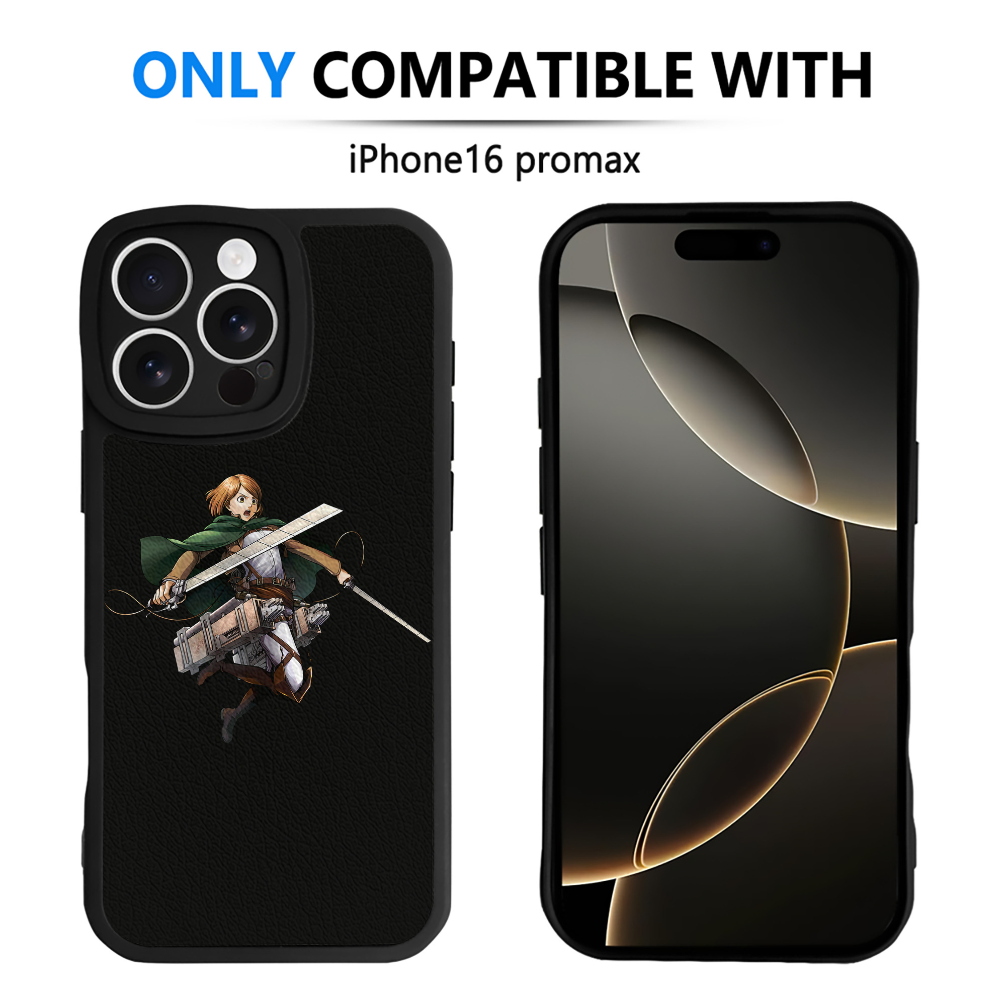 （画像用） 進撃の巨人 ペトラ·ラル Attack on Titan Petra Rall 【iPhone 16シリーズ対応】シリコンスマホケース（レザー調） 材質：シリコン